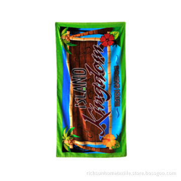 monogrammed beach towel